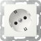 Gira SCHUKO 30° + SH System 55 Reinweiß 441803