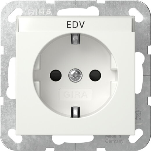 Gira SCHUKO BSF + SH System 55 Reinweiß 446203