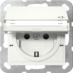 Gira SCHUKO KD BSF + SH System 55 Reinweiß 455703