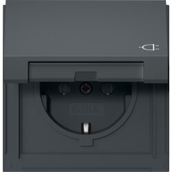 Gira SCHUKO KD Gira TX_44 Anthrazit 445467