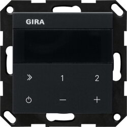Gira UP-Radio IP System 55 Schwarz m 2320005