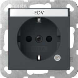 Gira SCHUKO Kontroll + BSF System 55 Anthrazit 445228