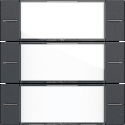 Gira Wippenset 3f BSF Tastsens.4 System 55 Klar/Anthrazit 577328