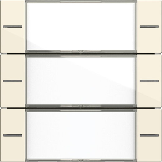 Gira Wippenset 3f BSF Tastsens.4 System 55 Klar/Cremeweiß 577301