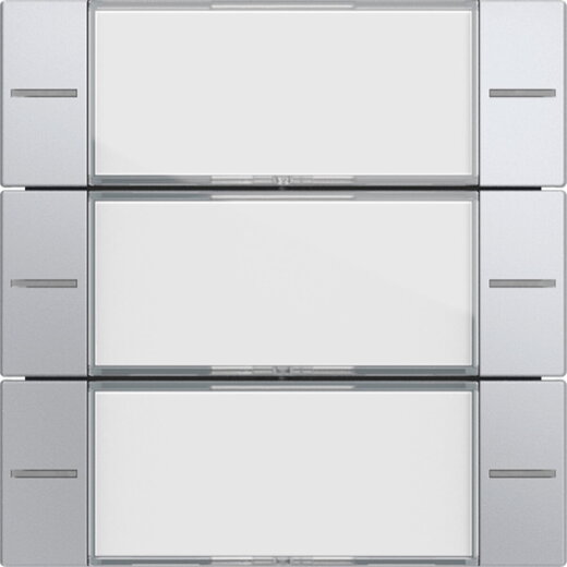 Gira Wippenset 3f BSF Tastsens.4 System 55 Klar/F Alu 577326