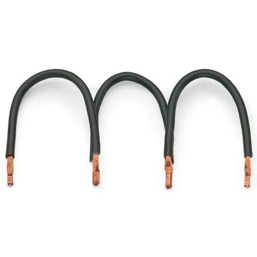 WAGO Drahtkettenbrücker 2,5 mm? isoliert schwarz 709-110