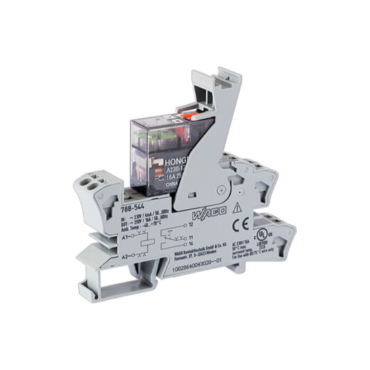WAGO Relaismodul Eingangsnennspannung AC 230 V 1 Wechsler 788-544
