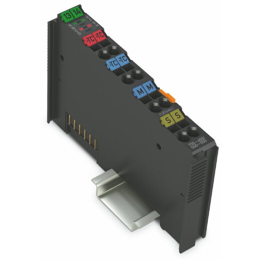 WAGO 2-Kanal-Analogeingang Thermoelement Einstellbar dunkelgrau 750-469/040-000