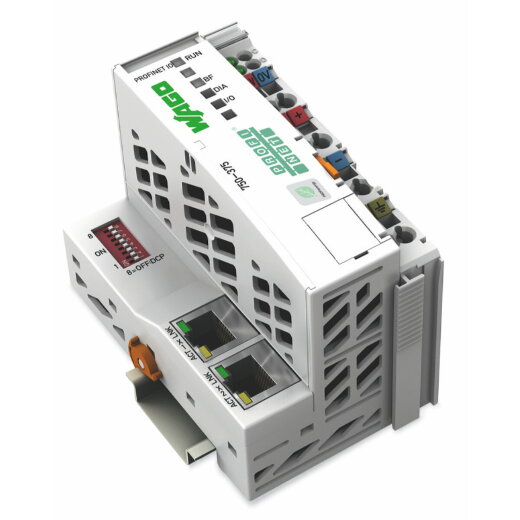 WAGO Feldbuskoppler PROFINET IO 3. Generation Erw. Temperatur lichtgrau 750-375/025-000