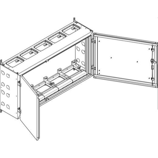 ABN Wandgehäuse schutzisoliert IP55 1340x690x340mm NT54P