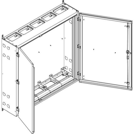 ABN Wandgehäuse schutzisoliert IP55 1340x1290x340mm NT58P