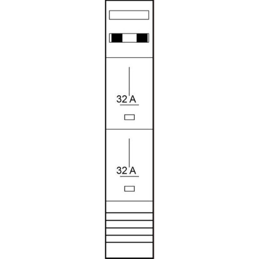 ABN Zählerplatz Z19120P 5-p.BxH :250x1350mm Z19120P
