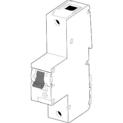 ABN Hauptsicherungsautomat 25A 1polig mit Quickadapter XHA125-5