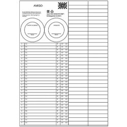 ABN Stromkreisbezeichnungsblatt AZUSB1 f Kleinverteiler...