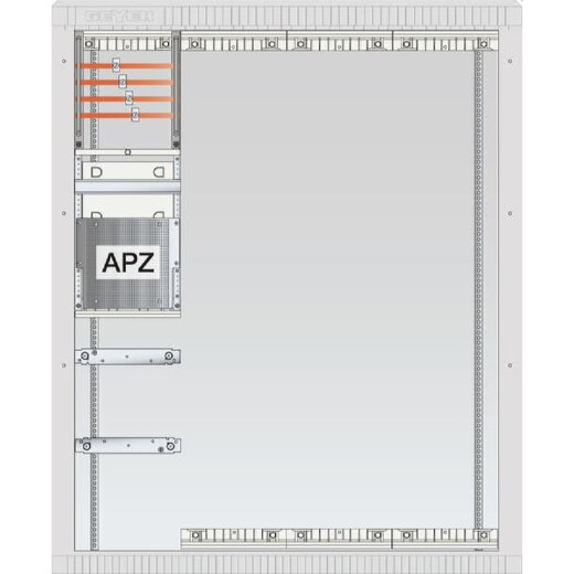ABN Zähleranschlussschrank SAS APZ 4p 3x LP 250x1200 SZ132AL0400