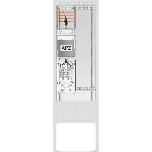ABN Zähleranschlusssäule SAS APZ 4p 1xLP 250x1050 HAK SZ205AL0402