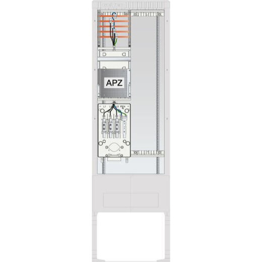 ABN Zähleranschlusssäule SAS APZ 5p 1xLP 250x1050 HAK SZ205AL0502