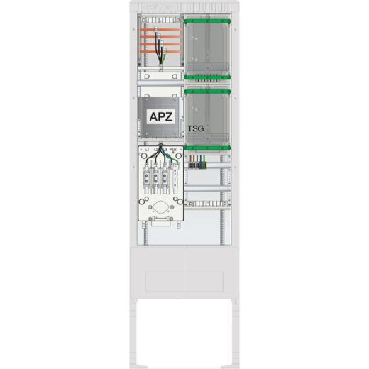 ABN Zähleranschlusssäule 1ZP TSG APZ 4p HLAK 25qmm IP54 ZP-Abd. SZ205ZA1413