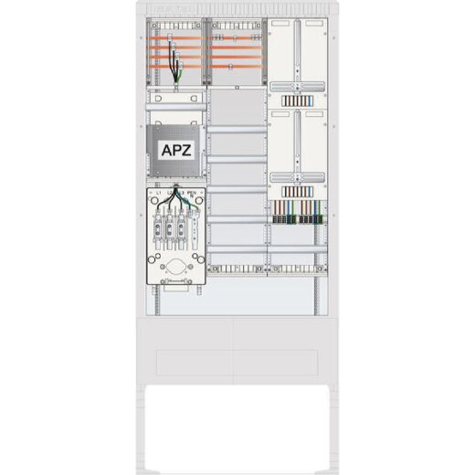 ABN Zähleranschlusssäule 2ZP Vert.5R APZ 4p HLAK 25qmm HAK SZ207ZA2402R