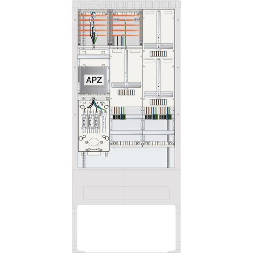 ABN Zähleranschlusssäule 3ZP APZ 5p HLAK 25qmm HAK SZ207ZA3502