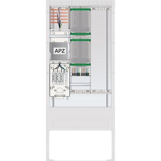ABN Zähleranschlusssäule 2ZP APZ LP 5p HLAK 25qmm IP54 ZP-A. HAK SZ207ZL2503A