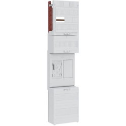 ABN Zählerfeld eHZ 1Z 5p mit Klemmstein 250x1050mm...