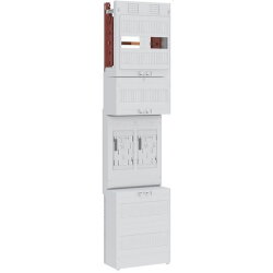 ABN Zählerfeld eHZ 2Z 4p mit Klemmstein 250x1050mm...