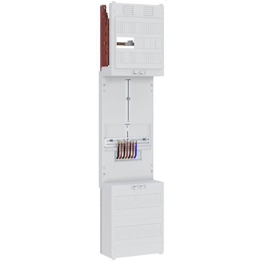 ABN Zählerfeld 3Pkt 1Z 4p mit Klemmstein 250x1050mm Z17ZZ1400