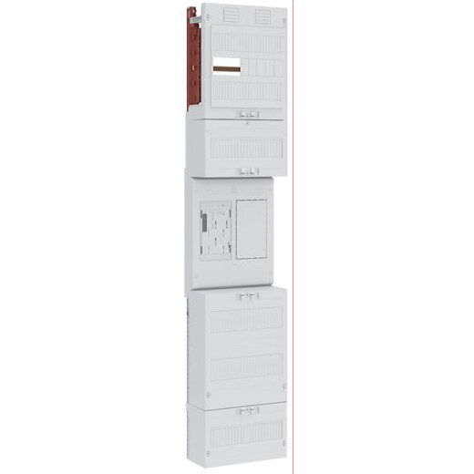 ABN Zählerfeld eHZ 1Z 4p mit Klemmstein 250x1200mm Z18ED1400