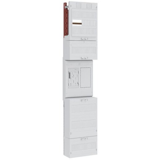 ABN Zählerfeld eHZ 1Z 5p mit Klemmstein 250x1200mm Z18ED1500