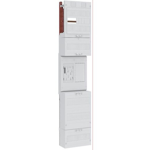 ABN Zählerfeld eHZ 1Z/Res 5p mit Klemmstein 250x1200mm Z18EE1510