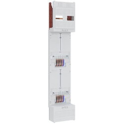 ABN Zählerfeld 3Pkt 2Z 4p mit Klemmstein 250x1200mm...