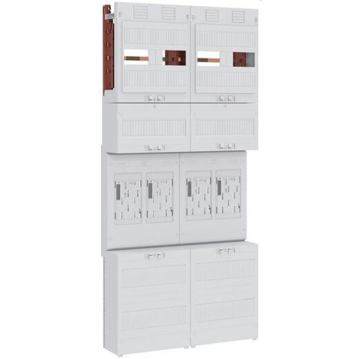 ABN Zählerfeld eHZ 4Z 4p mit Klemmstein 500x1050mm Z27EE4400