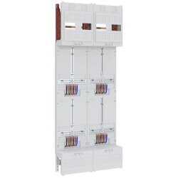 ABN Zählerfeld 3Pkt 4Z 4p mit Klemmstein 500x1200mm...