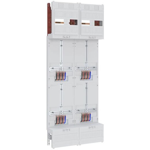 ABN Zählerfeld 3Pkt 4Z 5p mit Klemmstein 500x1200mm Z28ZZ4500