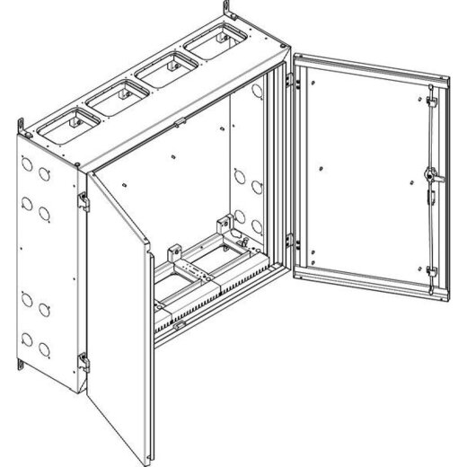ABN Wandgehäuse schutzisoliert IP55 1090x990x340mm NT46P