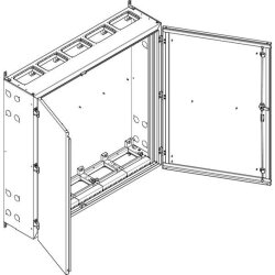 ABN Wandgehäuse geerdet IP55 1340x1290x340mm NT58E