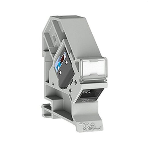 ABN Bestückungspaket RJ45 OAR Cat.6A für Hutschiene 45° BP112