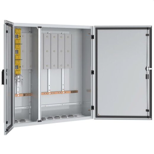 ABN Mehrfach-Netzanschluss 4-pol.mit PE Schiene B/H/T 1100/1200/340 NETL48-01