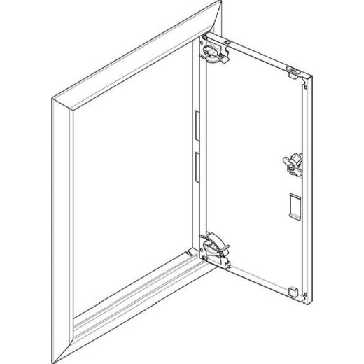 ABN ESPRO Blendrahmen mit Volltüre GBRU13T f. UP-Flachverteiler 1x3reihig GBRU13T
