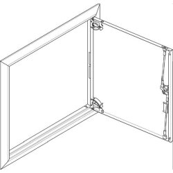 ABN ESPRO Blendrahmen mit Volltüre GBRU23T f....