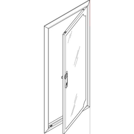 ABN ESPRO Blendrahmen mit Sichttüre GBRU26TS f. UP-Flachverteiler 2x6reihig GBRU26TS