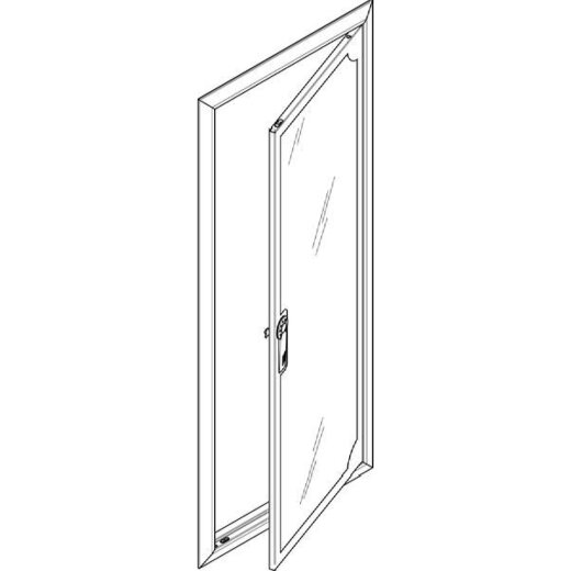 ABN ESPRO Blendrahmen mit Sichttüre GBRU27TS f. UP-Flachverteiler 2x7reihig GBRU27TS