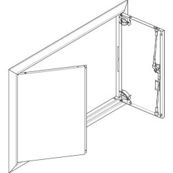 ABN ESPRO Blendrahmen mit Volltüre GBRU33T f....