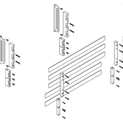 ABN Sammelschienenmodul tief 60mm mit CU 30x5mm 5polig 32mm MTSC23645