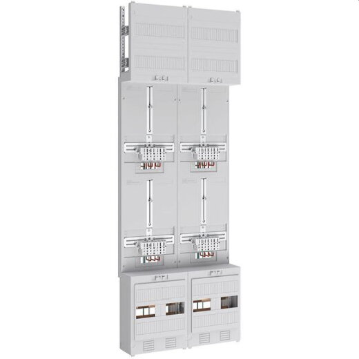 ABN Zählerfeld 3Pkt 4Z Klemmstein/ZSK 5polig 500x1350mm Z29540