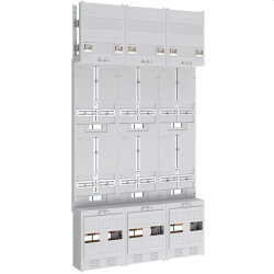 ABN Zählerfeld 3Pkt 6Z sperrbares HS 5polig...