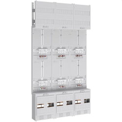 ABN Zählerfeld 3Pkt 6Z Klemmstein/ZSK 5polig...