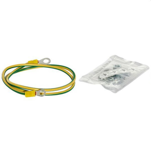 ABN Schutzleiterverbinder Türe (N..E-Geh) f.Bolzen M6,4qmm 690mm GET4-26