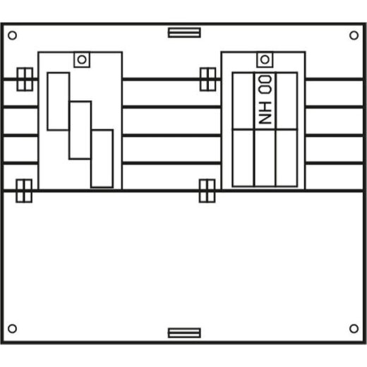 ABN Sammelschienenfeld PAR253N m.1x XUS6-00 und 1x XUS3-00 PAR253N